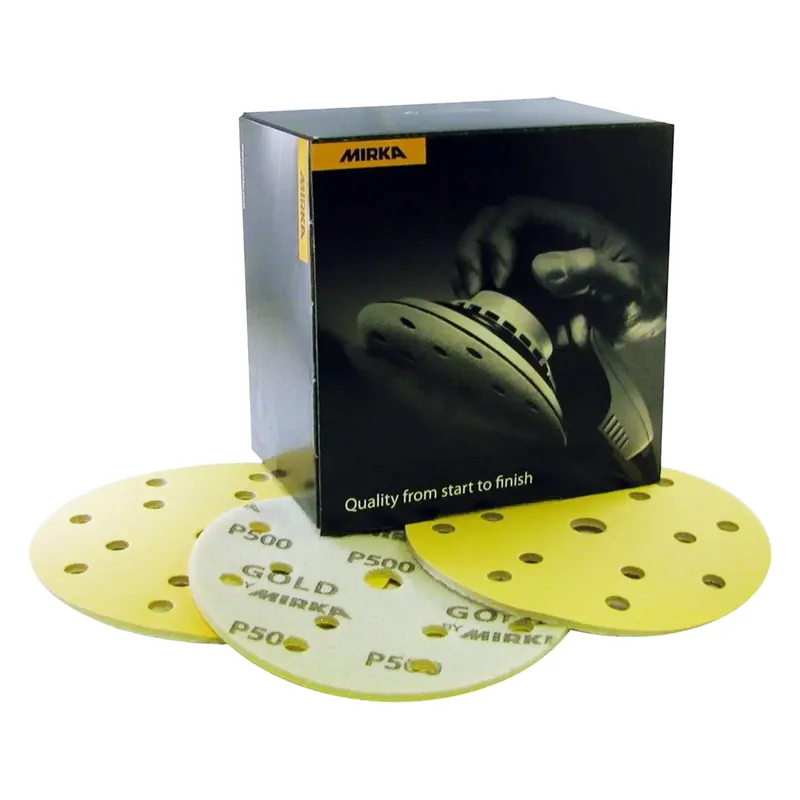Alleen Vandaag MIRKA Gold Soft Schuurschijven 150mm - 15 gaten